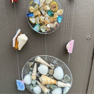 Hanging wall decor OOAK Assemblage Art Handmade Mosaic Indoor/Outdoor